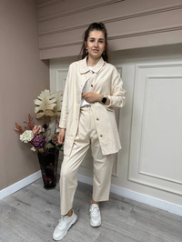İnvee 6858 Vanilya Ceket