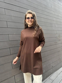 İnvee 6862 Kahve Merserize Triko