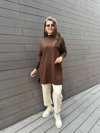 İnvee 6862 Kahve Merserize Triko