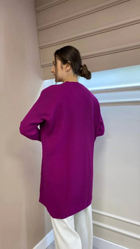 İnvee 6863 Menekşe Hırka