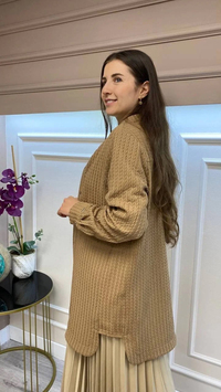 İnvee 6865 Camel Çıtçıtlı Gömlek