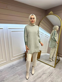 İnvee 6867 Yeşil Triko