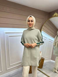 İnvee 6867 Yeşil Triko
