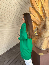 İnvee 6890 Benetton Baskılı Triko Tunik