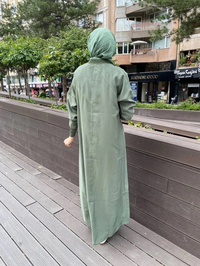 İnvee 6897 Haki Düğmeli Kap
