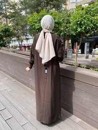 İnvee 6897 Kahve Düğmeli Kap