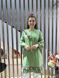 İnvee 6901 Yeşil Tunik