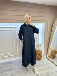İnvee 6914 Lacivert Kapitone Kap