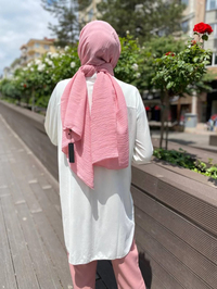 İnvee 6926 Ekru Penye Tunik