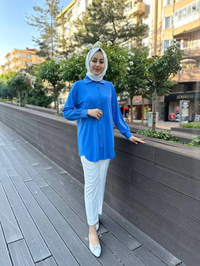 İnvee 6926 Sax Penye Tunik