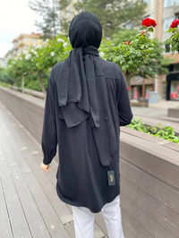 İnvee 6926 Siyah Penye Tunik
