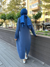 İnvee 6961 İndigo Fermuarlı Kap