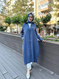 İnvee 6961 İndigo Fermuarlı Kap