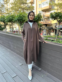 İnvee 6961 Kahve Fermuarlı Kap