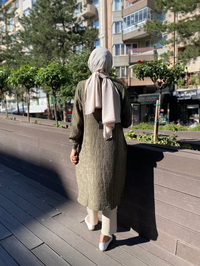 İnvee 6983 Haki Modal Ara Boy Kap