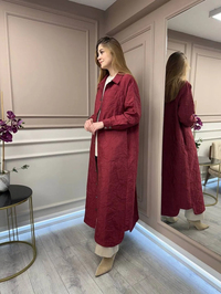 İnvee 7039 Bordo Çıtçıtlı Kap