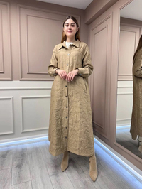 İnvee 7039 Camel Çıtçıtlı Kap