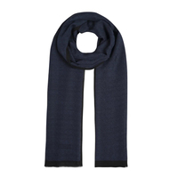 İpekevi 04356 Koyu Lacivert Dört Mevsim Monogram Şal