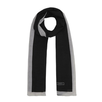 İpekevi 04356 Siyah Beyaz Dört Mevsim Monogram Şal