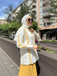 Kahma 24Y18052 Sarı Gömlek