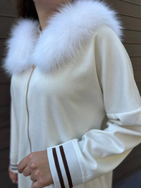 Lisa Exclusive 2014 Ekru Prestige Kürk Detaylı Takım