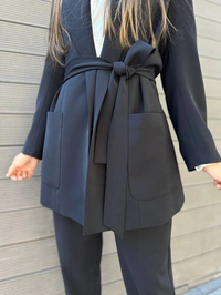 Lisa Exclusive 2063BD Siyah Pinnata Takım
