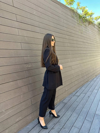 Lisa Exclusive 2063BD Siyah Pinnata Takım