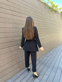 Lisa Exclusive 2063BD Siyah Pinnata Takım