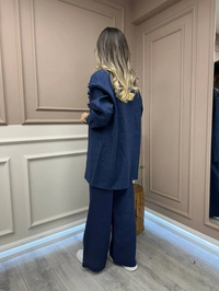 Lisa Exclusive 5201 Lacivert Keten Takım