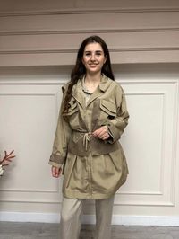 Lisa Exclusive AE0001 Camel Soho Trençkot