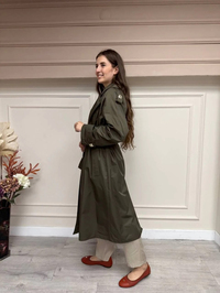 Lisa Exclusive AE0010 Haki Rain Trençkot