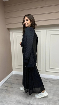 Lisa Exclusive AE0014 Siyah Payet Etek