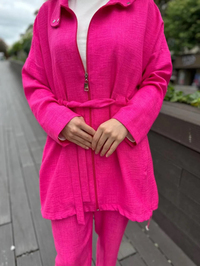 Lisa Exclusive AE0052 Fuşya Savey Takım
