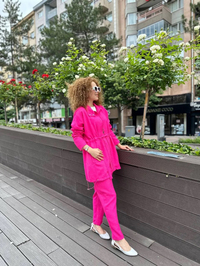 Lisa Exclusive AE0052 Fuşya Savey Takım