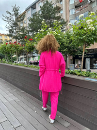 Lisa Exclusive AE0052 Fuşya Savey Takım