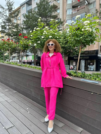 Lisa Exclusive AE0052 Fuşya Savey Takım