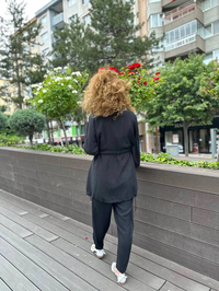 Lisa Exclusive AE0052 Siyah Savey Takım