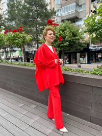 Lisa Exclusive AE0059 Kırmızı Voleta Takım