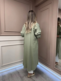 Magazin 4383 Yeşil Uzun Tensel Tunik