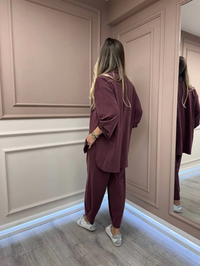 Magazin 4397 Bordo İkili Takım