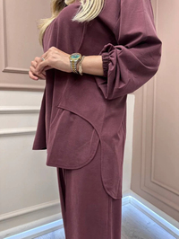 Magazin 4397 Bordo İkili Takım