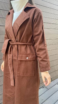 Magazin 6822 Kahve Trençkot