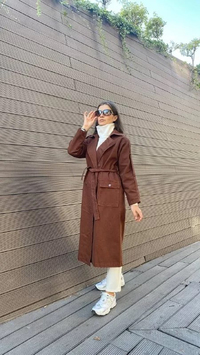 Magazin 6822 Kahve Trençkot