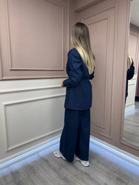 Magazin 7385 Lacivert Pantolonlu Kot Takım
