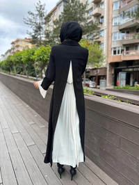 Matex 24Y01147075 Siyah Uzun Ceket Pantolon Takım