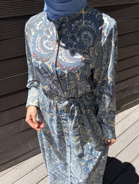Merwish MRW1776 İndigo Lelys Elbise