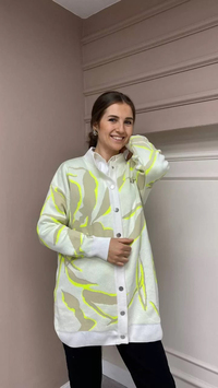 Missemramiss C3613 Camel-Bej Çelik Örme Hırka