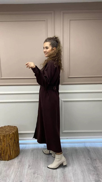 Missemramiss E3631 Kahverengi Formal Elbise