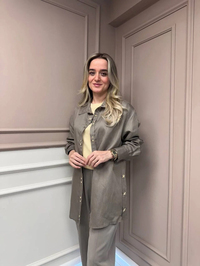 Missemramiss G4845 Vizon Keten Gömlek