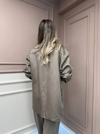 Missemramiss G4845 Vizon Keten Gömlek